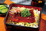 大葉とみょうがで美味しいうな重